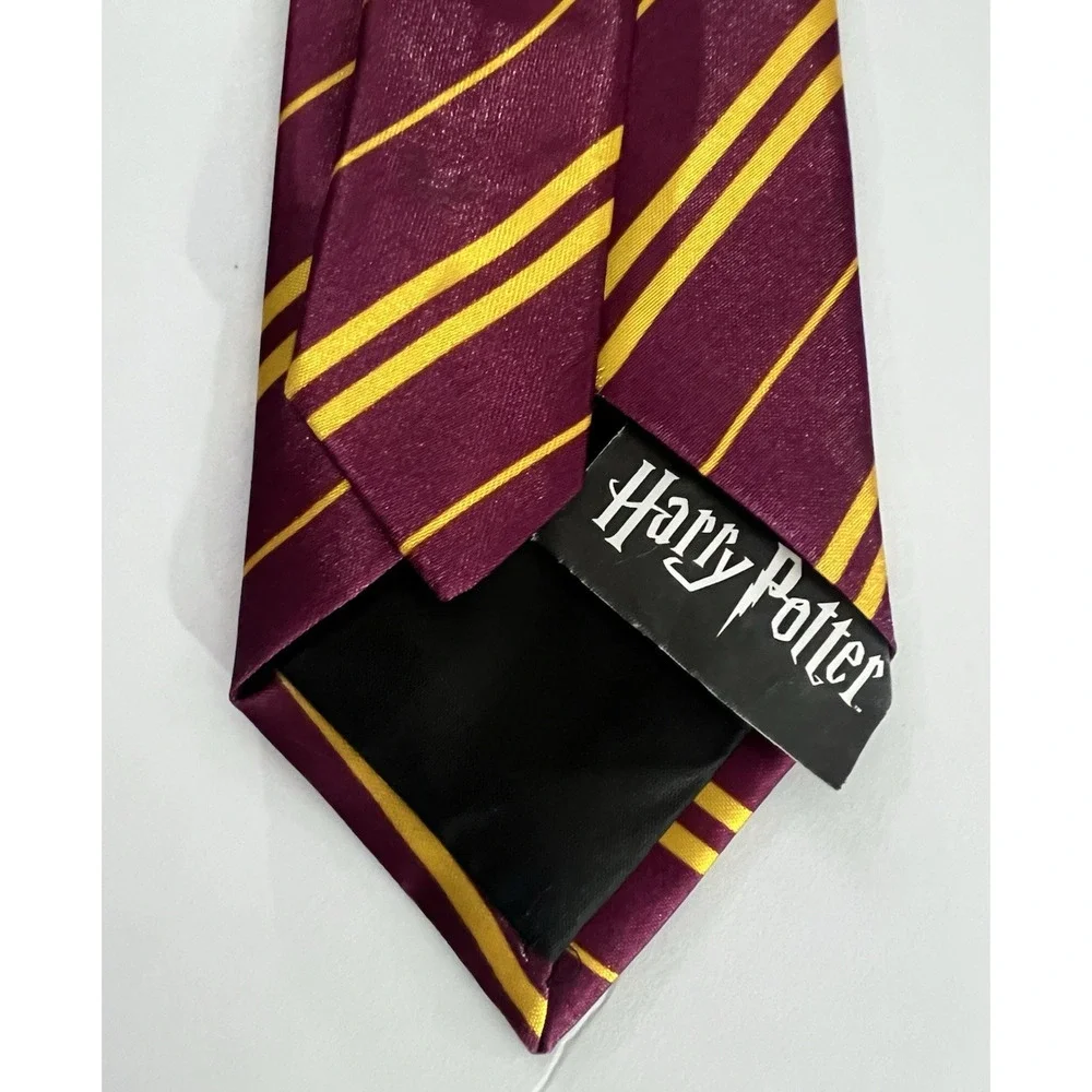 Harry Potter Gryffindor Tie Burgundy and Gold Striped Necktie 52